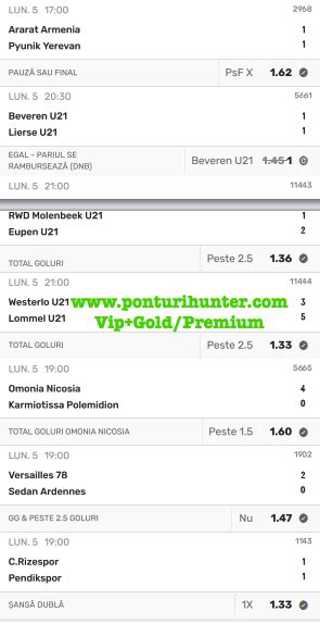 ponturi hunter|ponturi bilet azi.